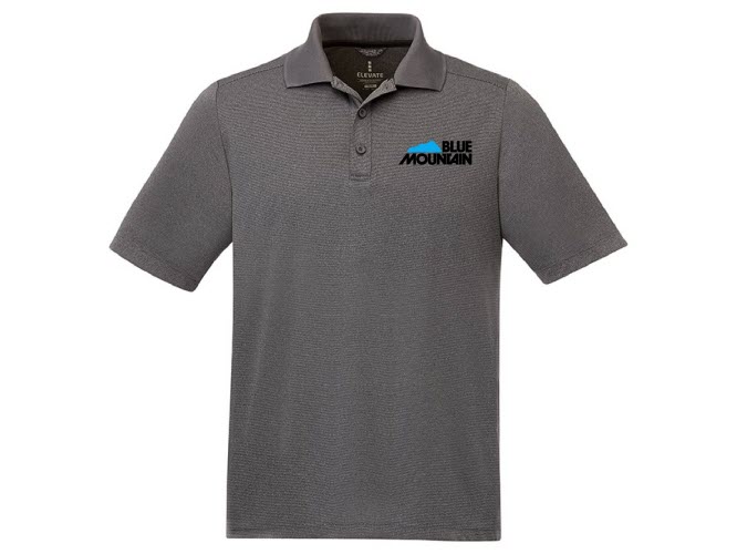 Men's Dade Short Sleeve Polo, Heather Dark Charcoal