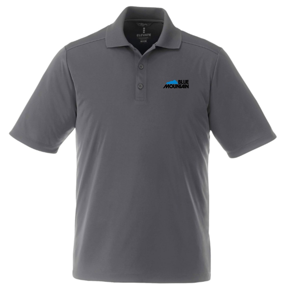 Men's Dade Short Sleeve Polo, Steel Grey