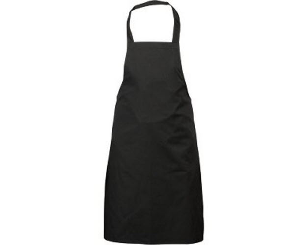Bib Apron 30" x 33", Black